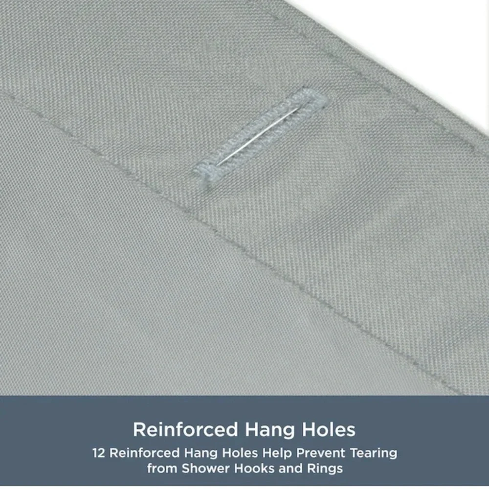 Modern Gray Shower Curtain